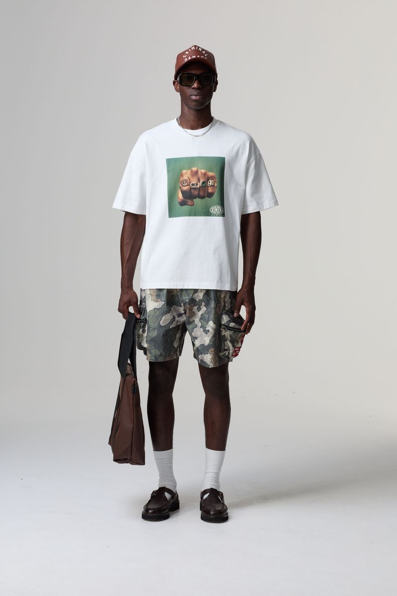 Criminal Damage Fist Of Gold Tee