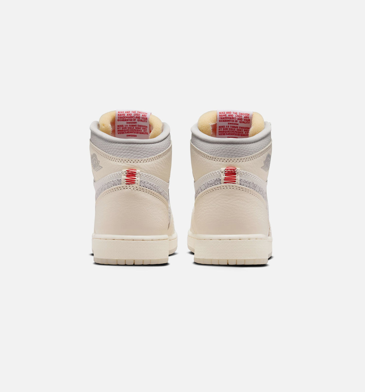 Air Jordan 1 Retro High OG Grade School Lifestyle Shoe - Sail/University Red/Pale Ivory/Coconut Milk/Phantom