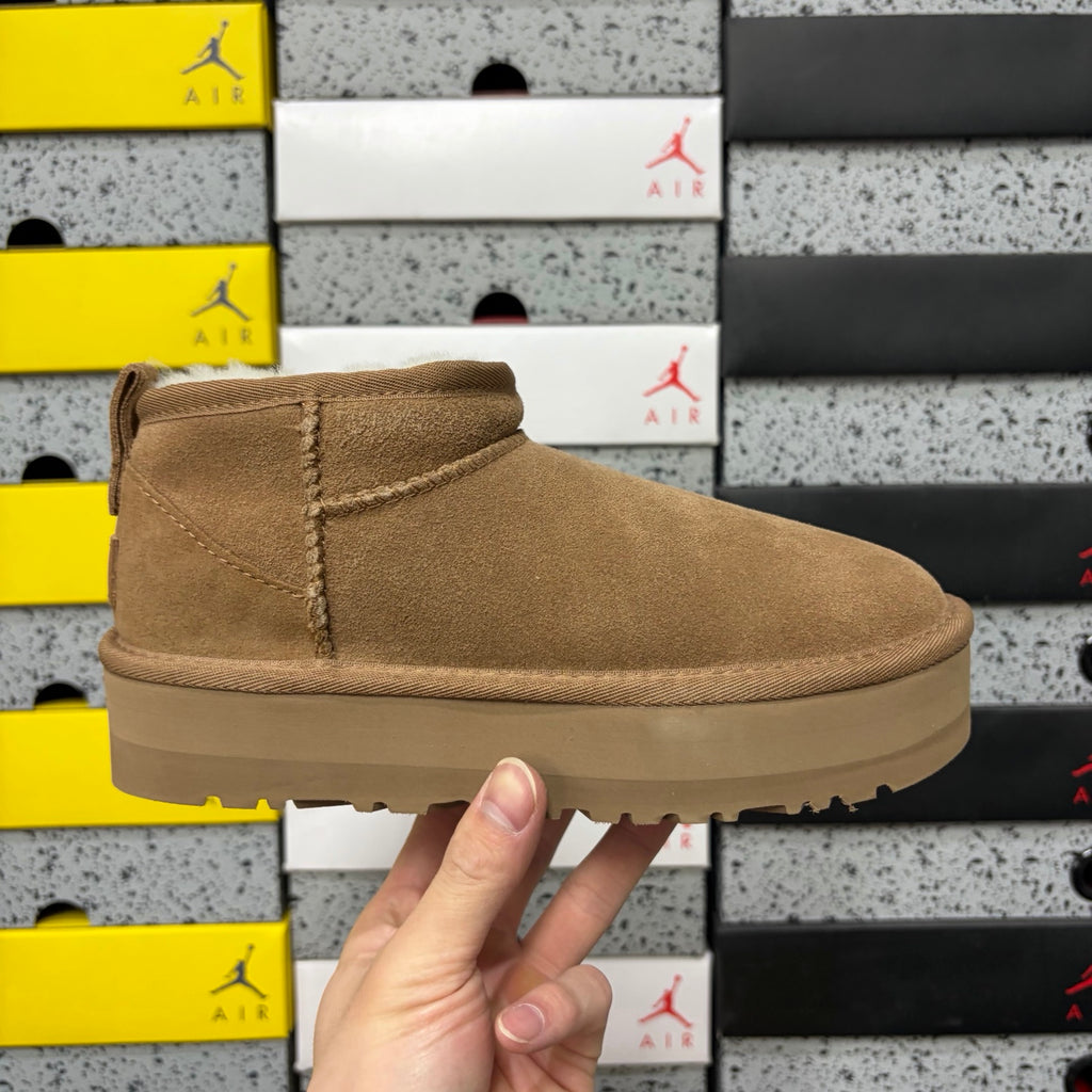 UGG Platform Slip-On Mule – Chestnut