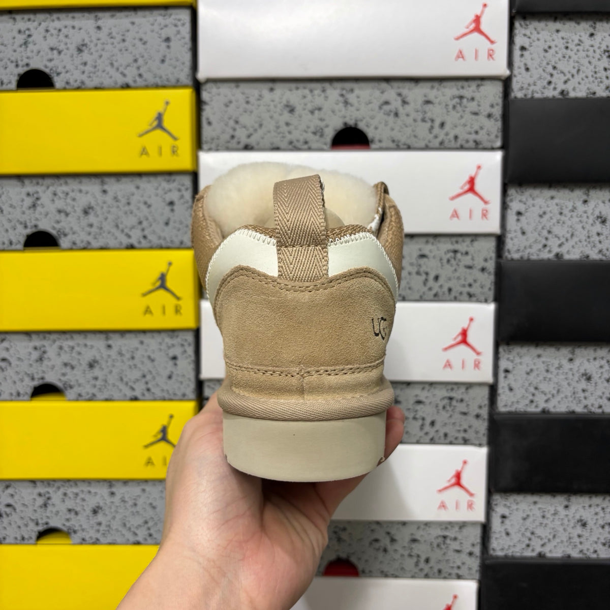UGG Kallen Lace-Up Sneaker Boot – Sand
