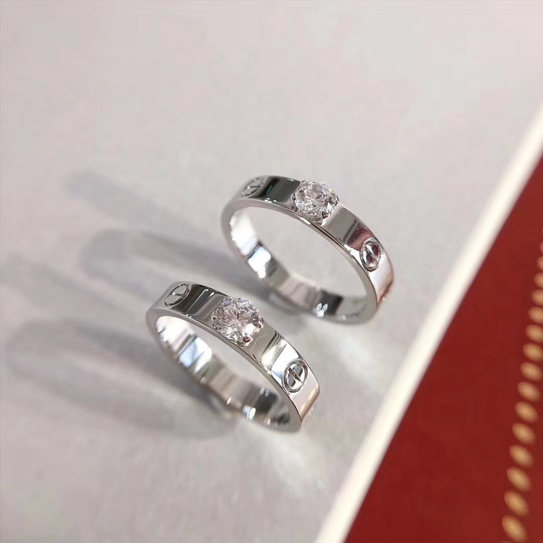 CARTIER LOVE RING 3.6MM 1 BIG DIAMOND