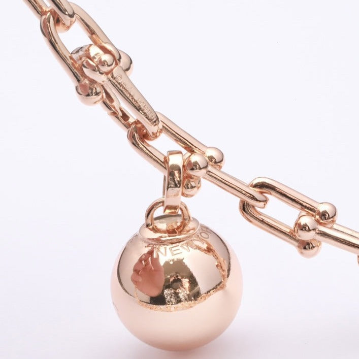 TIFFANY HARDWEAR WRAP PINK GOLD BRACELET