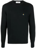 Vivienne Westwood Orb-embroidered fine-knit jumper