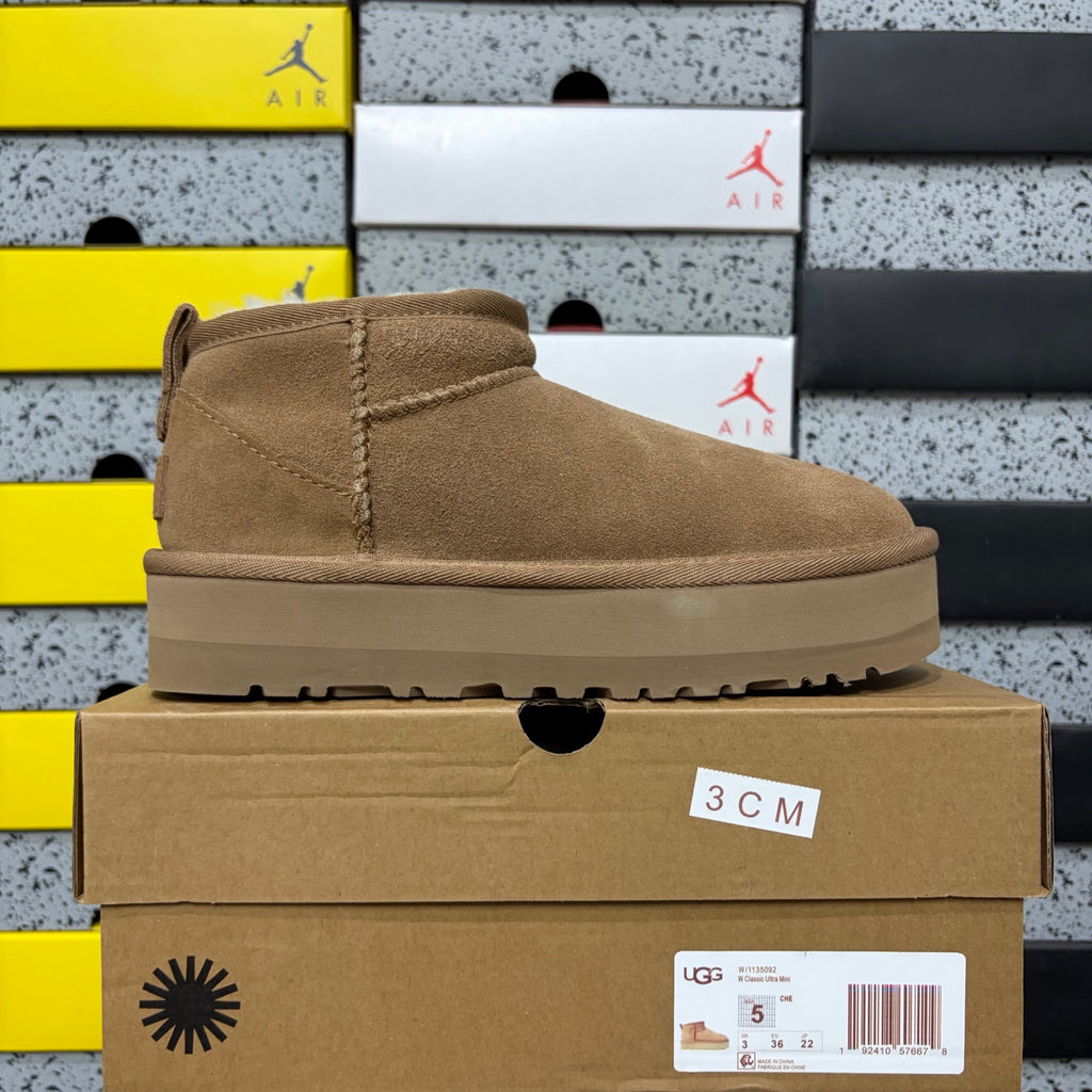 UGG Platform Slip-On Mule – Chestnut