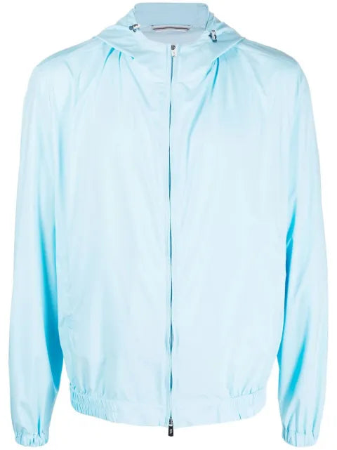 Fedeli one-tone zip-up jacket
