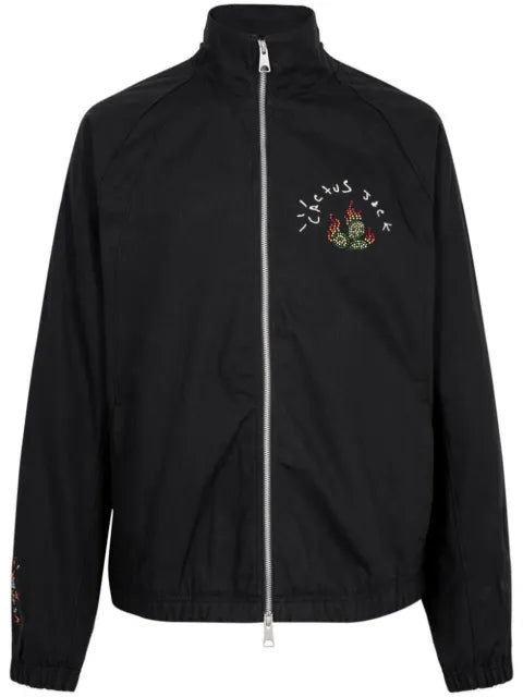 Jordan x Travis Scott graffiti print jacket