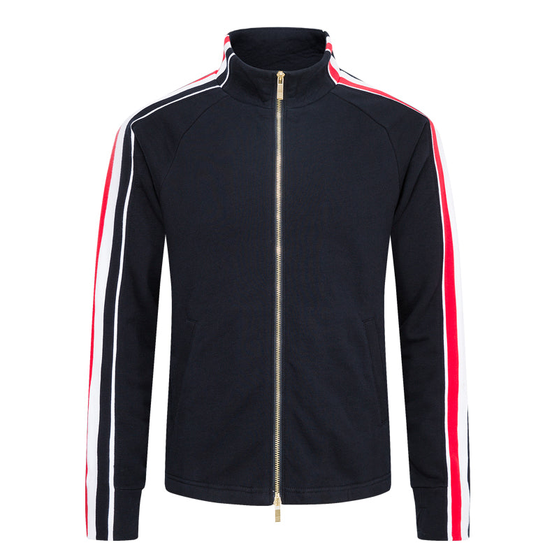 Zip - Up Sweatshirt - Premium Crew Neck Pullover | Thom Browne