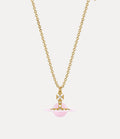 VIVIENNE WESTWOOD Original Orb Pendant Necklace Brass(Petite/Pink)