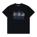 Blue Amiri Glitter Snake Vintage Tee