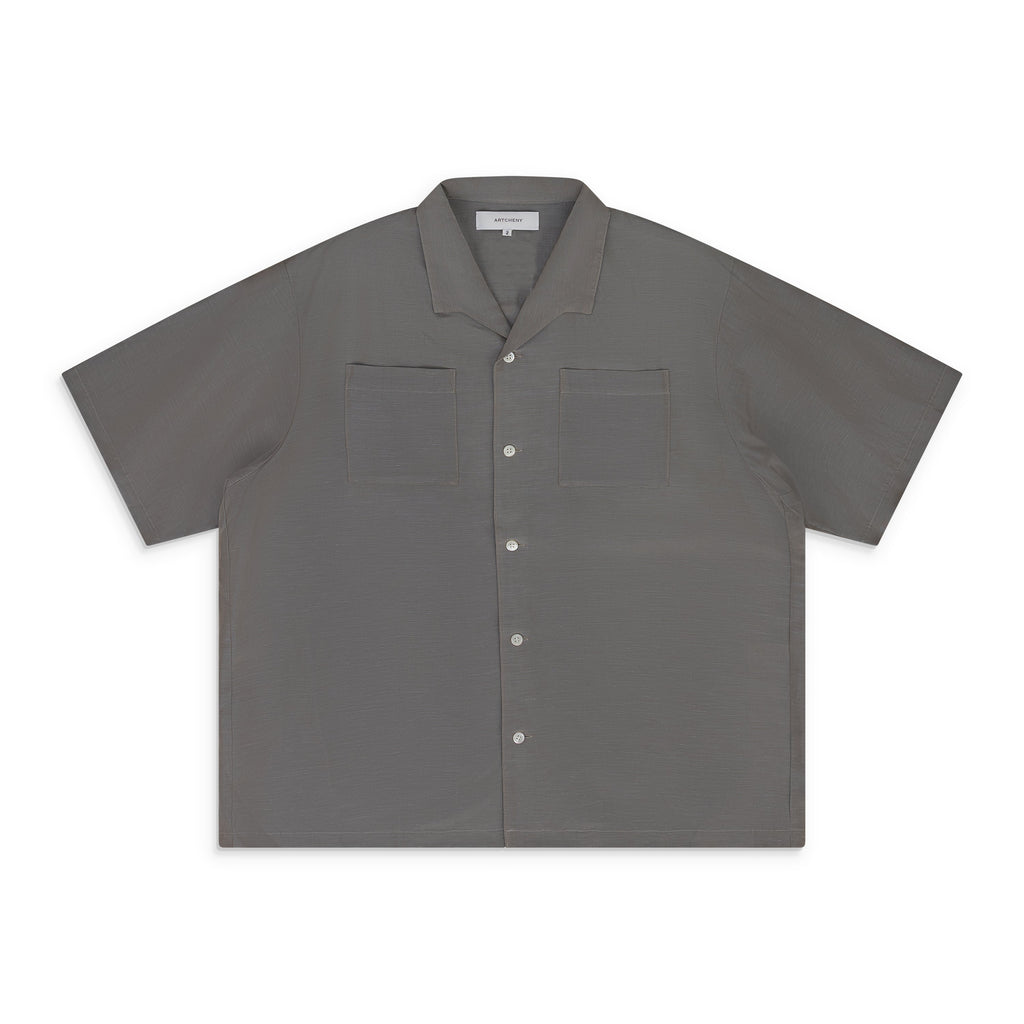 Olive Italian Collar Shirt