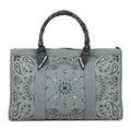 Clay Indigo Bandana Denim Weekender Bag