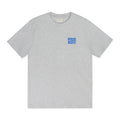Grey SS Stacked Logo Tee