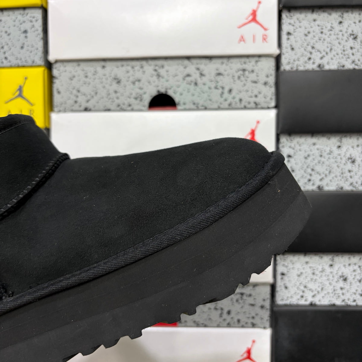 UGG Platform Slip-On Mule – Black
