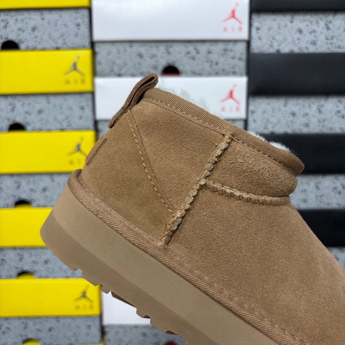 UGG Platform Slip-On Mule – Chestnut