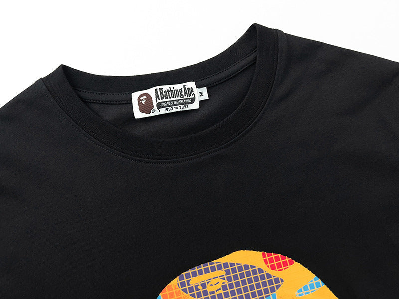 BAPE Mosaic Big Ape Head Men's T-Shirt - Black
