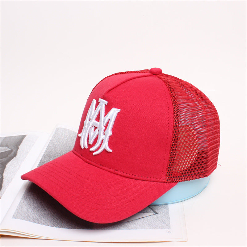 AMIRI Logo Baseball Caps Red