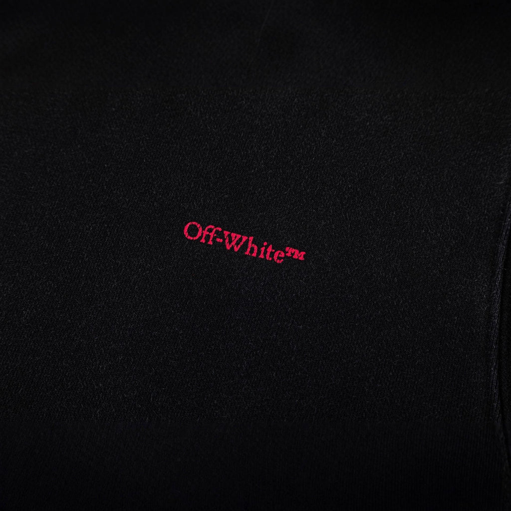 OFF WHITE Bacchus Skate Hoodie – Black