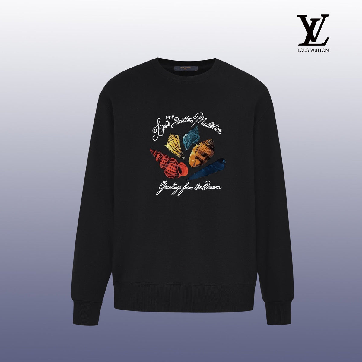 Designer Graphic Print Crewneck Sweatshirt