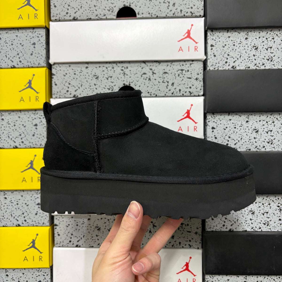 UGG Platform Slip-On Mule – Black