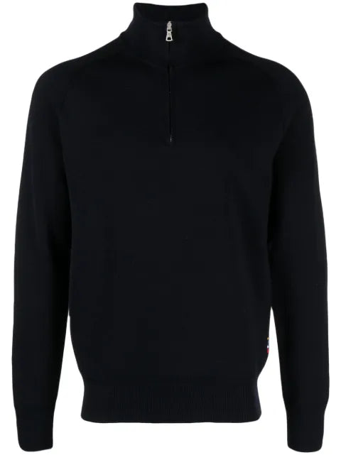 Orlebar Brown Lennard zip-up merino-wool jumper