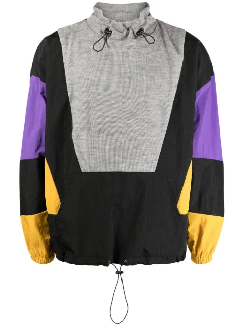 God's Masterful Children drawstring-neck colour-block sweatshirt