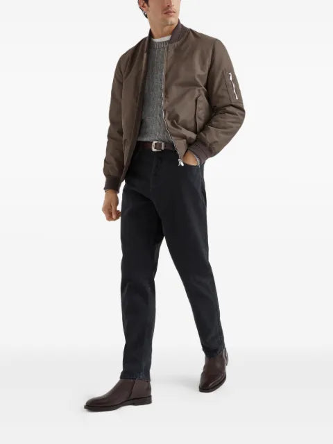 Brunello Cucinelli Cashmere vanisé cable-knit sweater