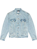 Purple Brand Crystal Galore denim jacket
