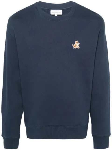 Maison Kitsuné Fox-motif cotton sweatshirt