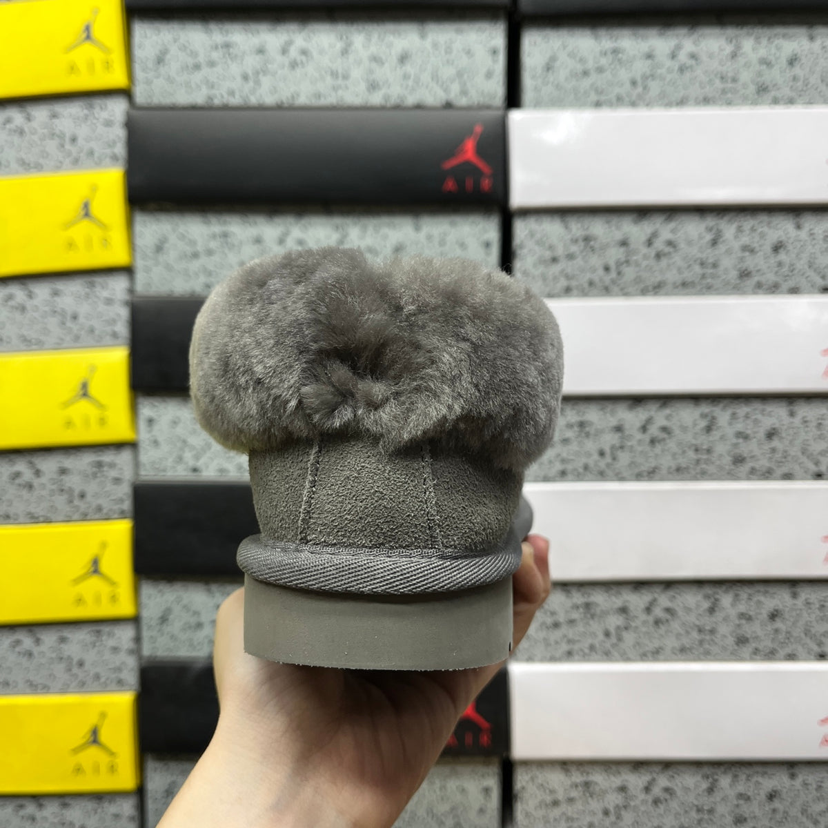 UGG Scuffette Shearling Slipper – Grey