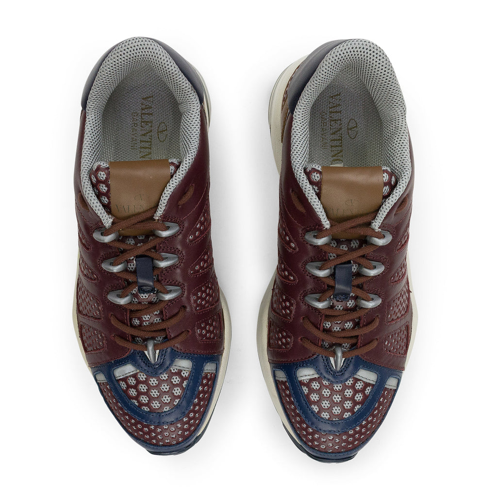 BURGUNDY/MULTICOLOR X-RAY SNEAKERS