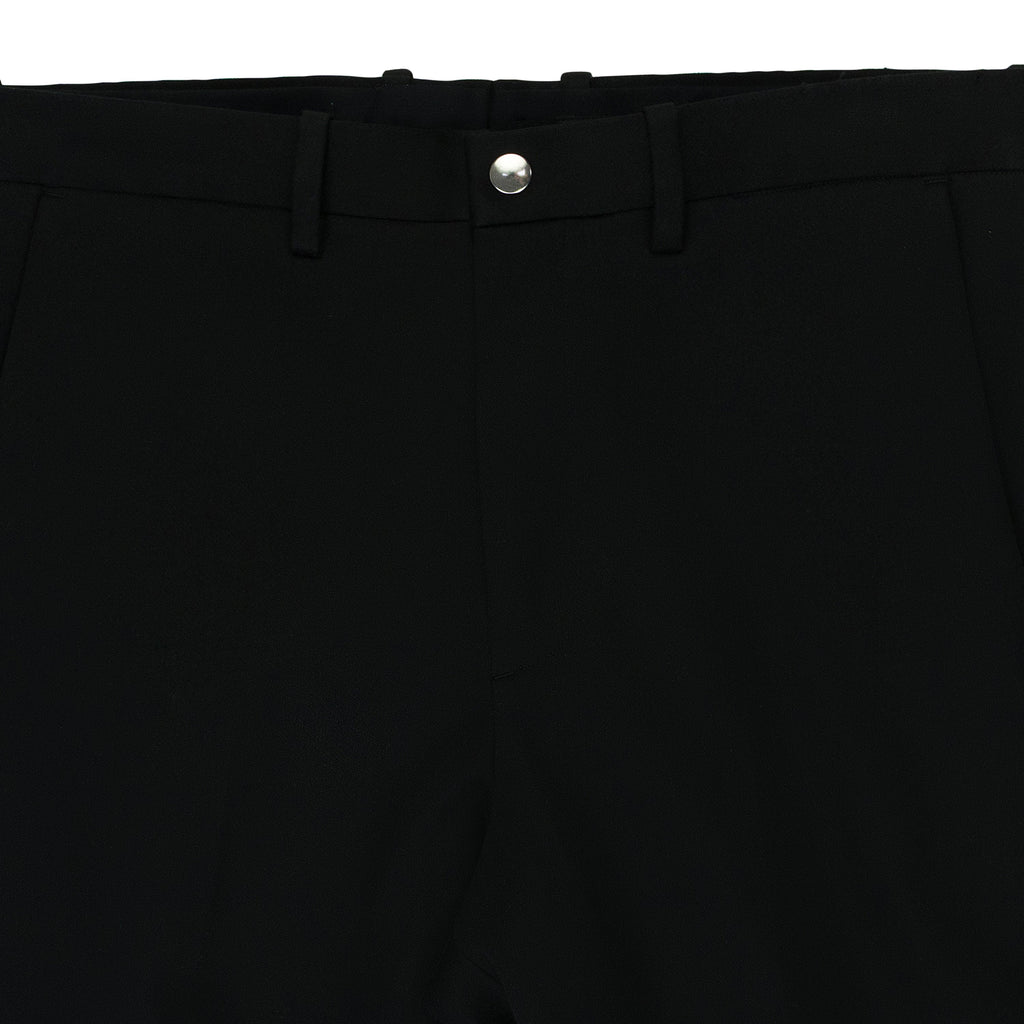 BLACK BUCKLE CASUAL PANTS