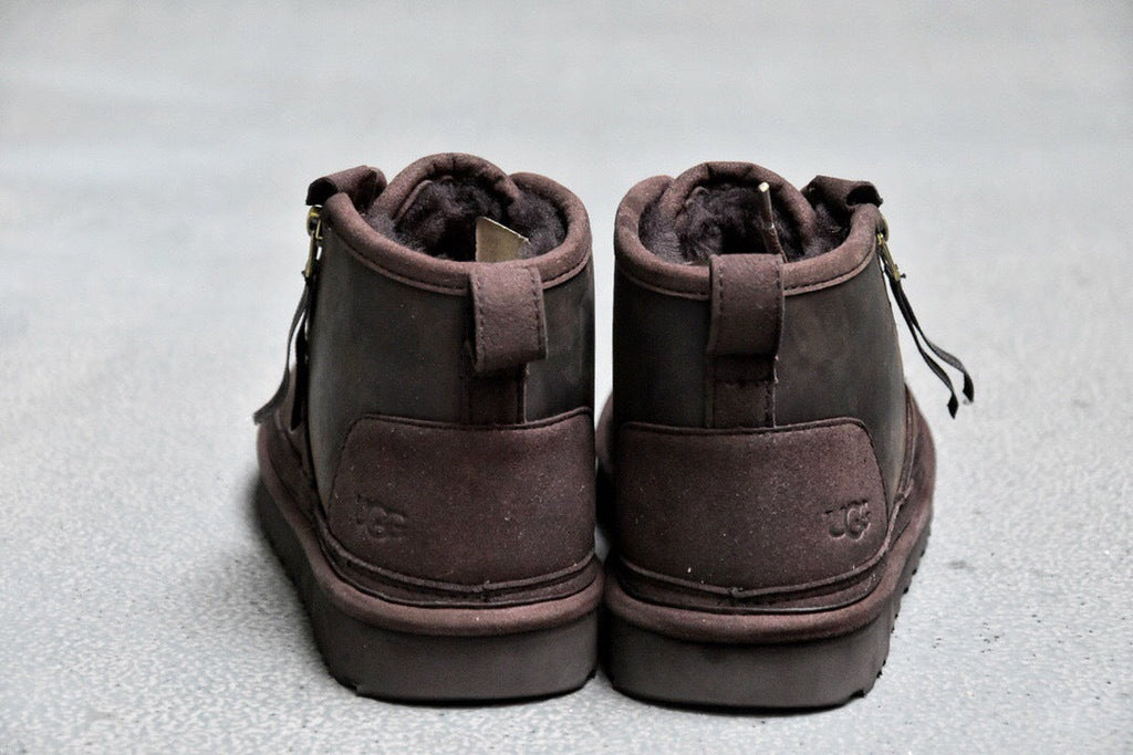 Men’s Crazy Horse Leather Zip Boots — New Arrival | In Stock