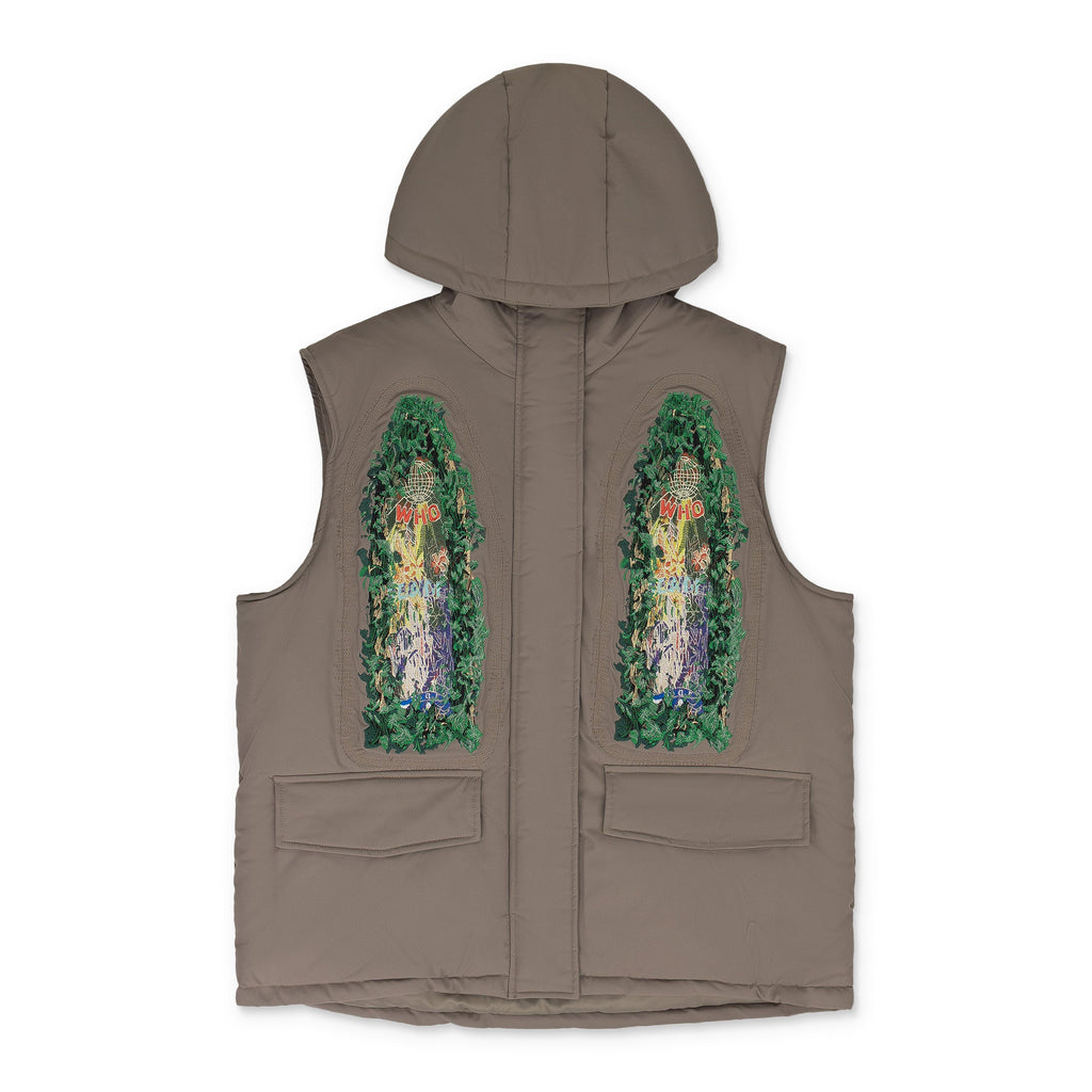 GREEN GARDEN GLASS VEST