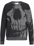 Alexander McQueen skull-intarsia sweater