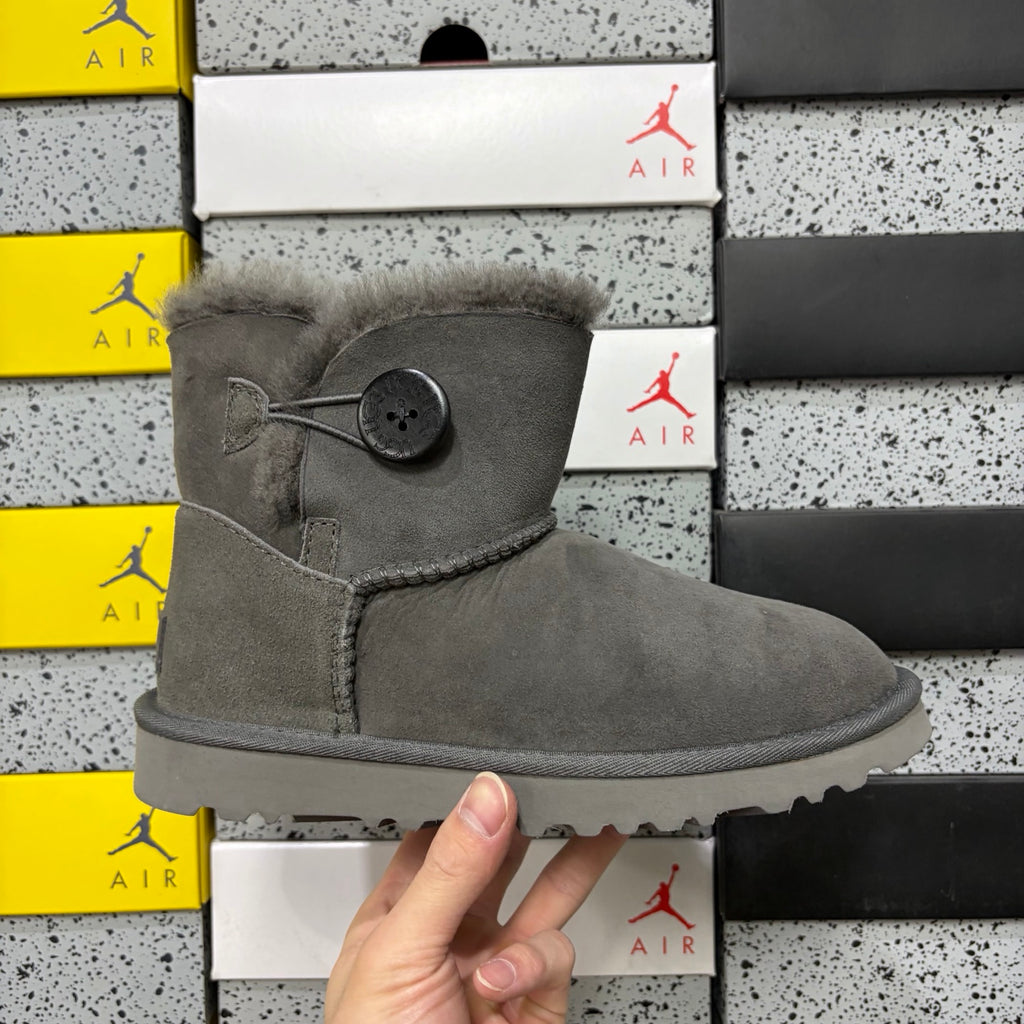 UGG Bailey Button Mini Boot – Grey