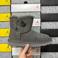 UGG Bailey Button Mini Boot – Grey