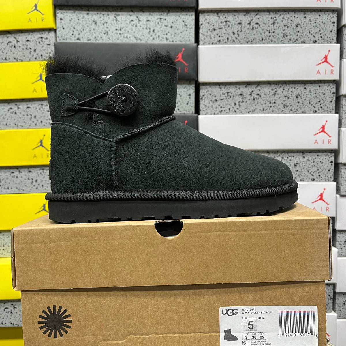 UGG Mini Bailey Button II Boot – Black