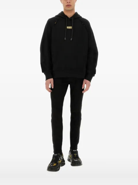 Versace Jeans Couture logo plaque hoodie