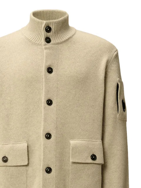 C.P. Company high-neck cardigan