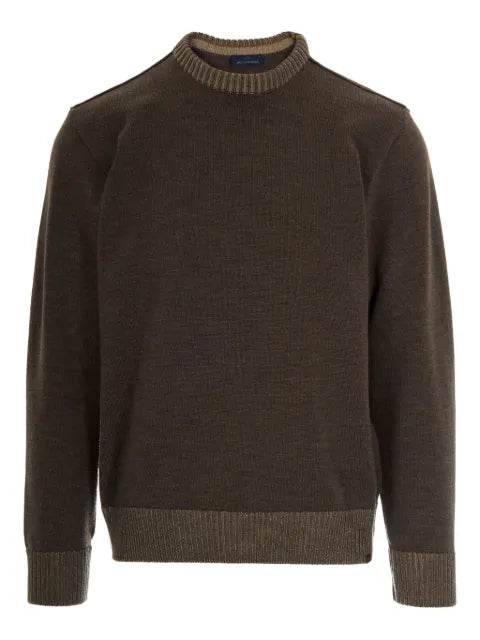 Paul & Shark ribbed-hem wool sweater