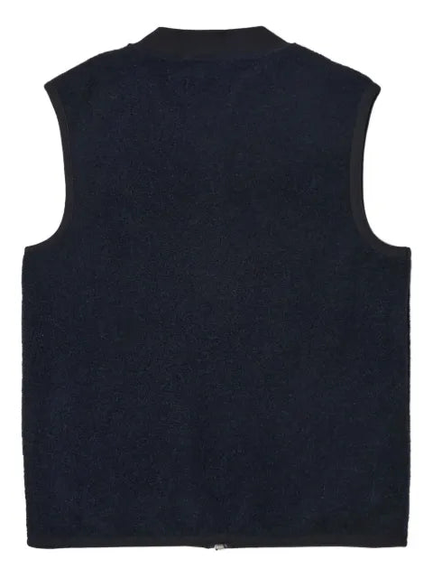 Universal Works zip-front fleece vest