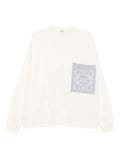 LOEWE Anagram pocket sweater in cotton blend
