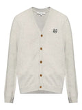 Maison Kitsuné logo-patch cardigan