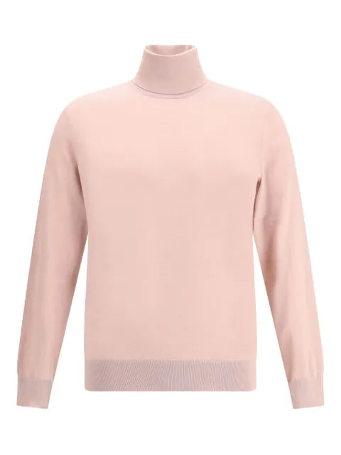 Zegna turtleneck ribbed sweater