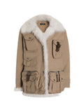 Dolce & Gabbana waxed faille jacket