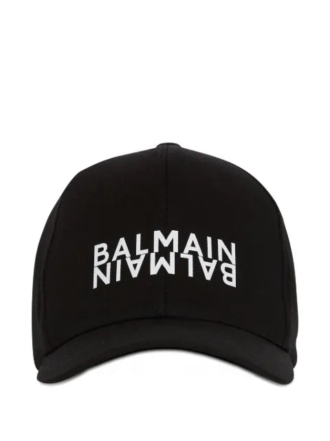 Balmain logo-print baseball cap