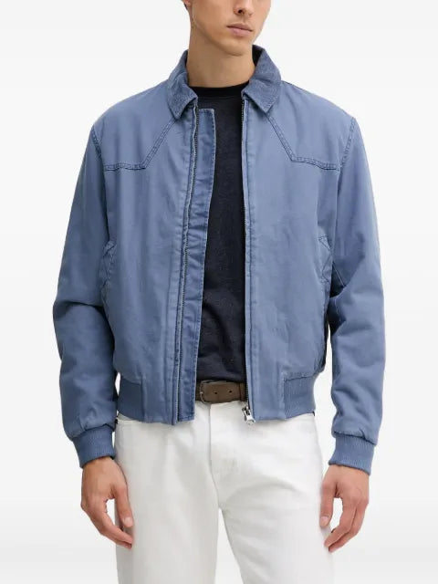 Benetton corduroy collar cotton jacket