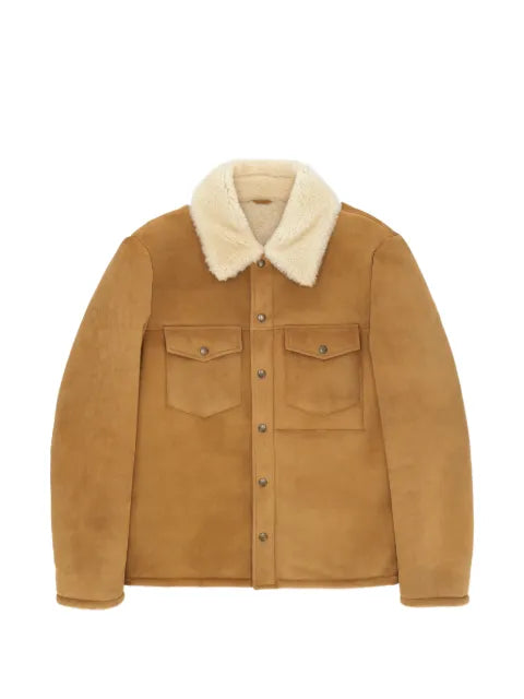 Fortela Quarter patch-pocket shearling jacket