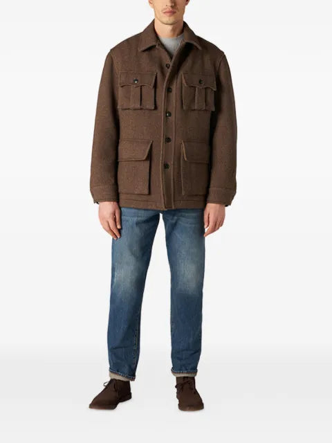 Fortela Carlo flapped belted jacket