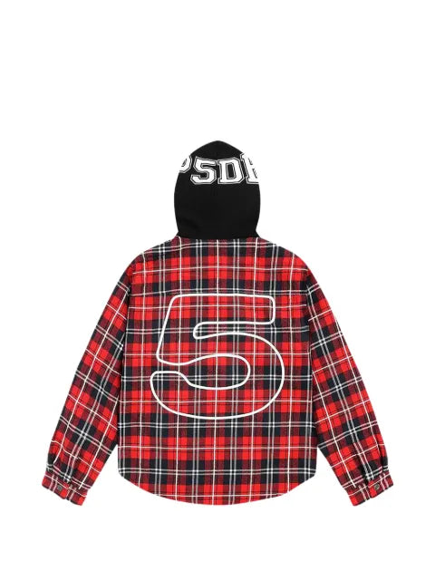 SP5DER zip-up shirt jacket